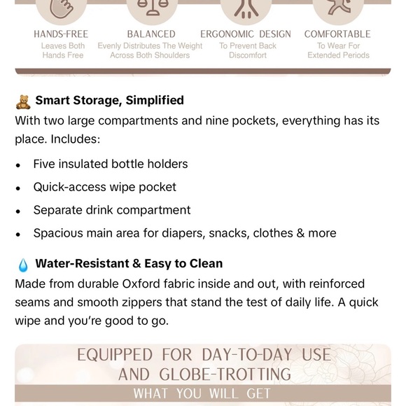 Mellories Diaper Baby NWT - Picture 13 of 14